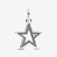 Simple Style Star Sterling Silver Plating Inlay Zircon Charms Jewelry Accessories main image 3