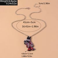 Mignon Chat Alliage De Zinc Femmes Pendentif main image 3