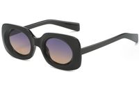 Retro Strassenmode Einfarbig Pc Ovaler Rahmen Vollbild Sonnenbrille Der Frauen sku image 2