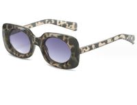 Retro Streetwear Solid Color Pc Oval Frame Full Frame Women's Sunglasses sku image 4