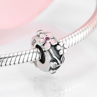 Original Design Simple Style Flower Petal Sterling Silver Inlay Zircon Jewelry Accessories main image 5