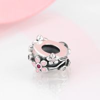 Original Design Simple Style Flower Petal Sterling Silver Inlay Zircon Jewelry Accessories main image 7