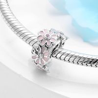 Original Design Simple Style Flower Petal Sterling Silver Inlay Zircon Jewelry Accessories main image 9