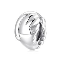 Original Design Simple Style Flower Petal Sterling Silver Inlay Zircon Jewelry Accessories sku image 2