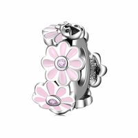 Original Design Simple Style Flower Petal Sterling Silver Inlay Zircon Jewelry Accessories sku image 1