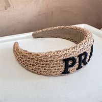 Women's Simple Style Letter Cloth Braid Hair Band sku image 6