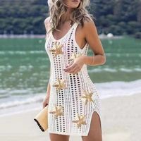 Femmes Bloc De Couleur Dame Plage Cover Ups main image 2