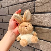 Cute Rabbit Plush Women's Keychain sku image 1