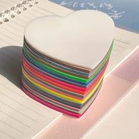 1 Piece Heart Shape Class Learning Paper Cute Sticky Note main image 5