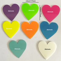 1 Piece Heart Shape Class Learning Paper Cute Sticky Note main image 2