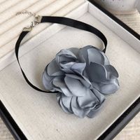 Élégant Glamour Fleur Chiffon Femmes Collier Ras De Cou sku image 3