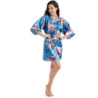 Daily Women's Elegant Lady Flower Imitated Silk Polyester Pajama Sets main image 4