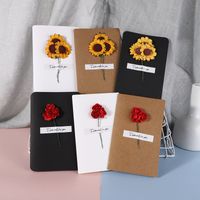 Simple Style Flower Special Paper Daily Party Festival Card main image 4