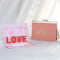 Valentine's Day Simple Style Letter Paper Daily Date Festival Card sku image 1