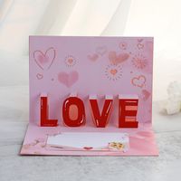 Valentine's Day Simple Style Letter Paper Daily Date Festival Card main image 1