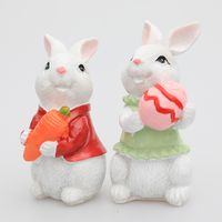 Cartoon Style Rabbit Resin Ornaments main image 5