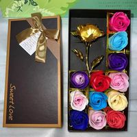 18 Roses Soap Flower Gift Box Valentine's Day Gift Creative Festival Gift sku image 10