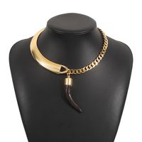 Modern Style Simple Style Horns Alloy Women's Pendant Necklace main image 5