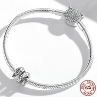 Simple Style Dragon Sterling Silver Plating Jewelry Accessories main image 4