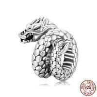 Simple Style Dragon Sterling Silver Plating Jewelry Accessories sku image 1