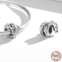 Simple Style Dragon Sterling Silver Plating Jewelry Accessories main image 5