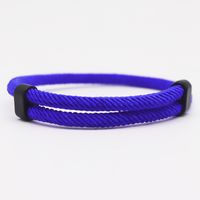 Casual Simple Style Solid Color Synthetics Handmade Women's Men's Wristband sku image 10