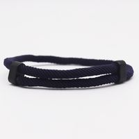 Casual Simple Style Solid Color Synthetics Handmade Women's Men's Wristband sku image 14