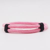 Casual Simple Style Solid Color Synthetics Handmade Women's Men's Wristband sku image 22