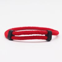 Casual Simple Style Solid Color Synthetics Handmade Women's Men's Wristband sku image 17