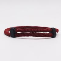 Casual Simple Style Solid Color Synthetics Handmade Women's Men's Wristband sku image 19
