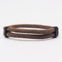 Casual Simple Style Solid Color Synthetics Handmade Women's Men's Wristband sku image 24