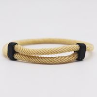 Casual Simple Style Solid Color Synthetics Handmade Women's Men's Wristband sku image 26