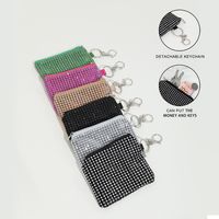 Women's Solid Color Plastic Zipper Wallets main image video