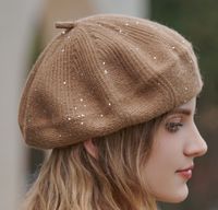 Women's Fashion Solid Color Beret Hat sku image 1