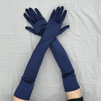 Women's Elegant Solid Color Gloves 1 Set sku image 25