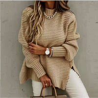 Women's Sweater Long Sleeve Sweaters & Cardigans Casual Solid Color main image 2