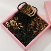 Women's Casual Simple Style Solid Color Plastic Cloth Hair Clip Hair Tie main image 6