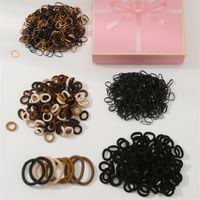 Women's Casual Simple Style Solid Color Plastic Cloth Hair Clip Hair Tie sku image 1