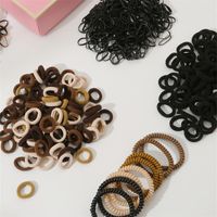 Women's Casual Simple Style Solid Color Plastic Cloth Hair Clip Hair Tie main image 7