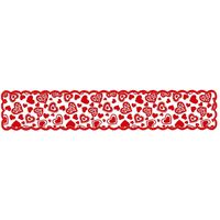 Valentine's Day Elegant Heart Shape Polyester Tablecloth sku image 2