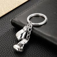 Simple Style Boxing Gloves Stainless Steel Bag Pendant Keychain main image 1