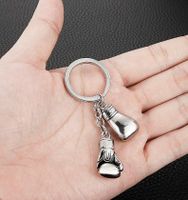 Simple Style Boxing Gloves Stainless Steel Bag Pendant Keychain main image 4