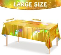 Simple Style Gradient Color Solid Color Plastic Daily Tablecloth main image 2