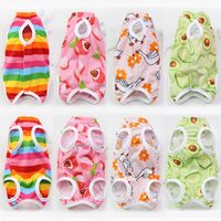 Cute Polyester Flower Pet Clothing main image 2