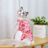 Cute Polyester Flower Pet Clothing sku image 2