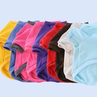 Simple Style Polyester Solid Color Pet Clothing main image 3