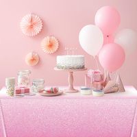 Sweet Simple Style Gradient Color Plastic Daily Party Tablecloth main image 5