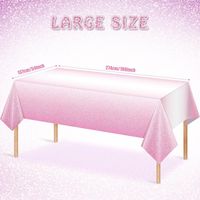 Sweet Simple Style Gradient Color Plastic Daily Party Tablecloth sku image 4