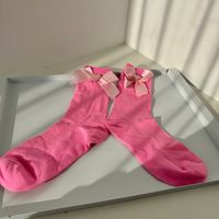 Women's Sweet Bow Knot Polyester Cotton Polyester Crew Socks A Pair main image 5