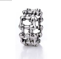 Hip-hop Retro Solid Color Alloy Unisex Rings main image 5